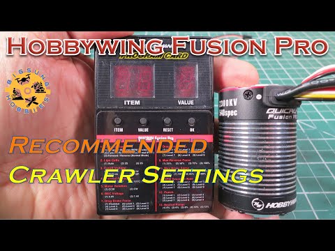 Видео: Hobbywing Fusion Pro 2300kv | Рекомендуемые настройки краулера