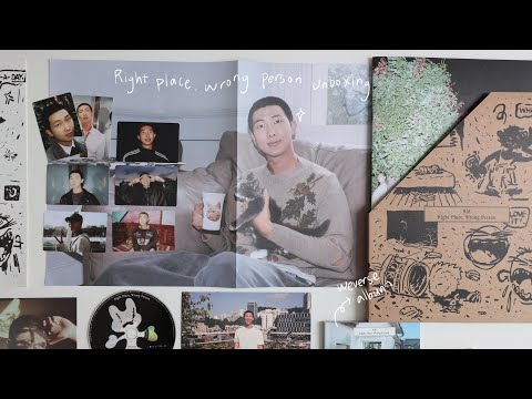 Видео: Распаковка нового альбома RM 👀 Right Place, Wrong Person✨