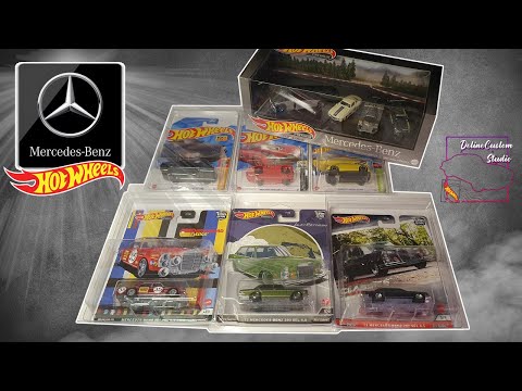 Видео: Розпаковка HotWheels 16 HotWheels Mercedes Benz UNPACKING car models