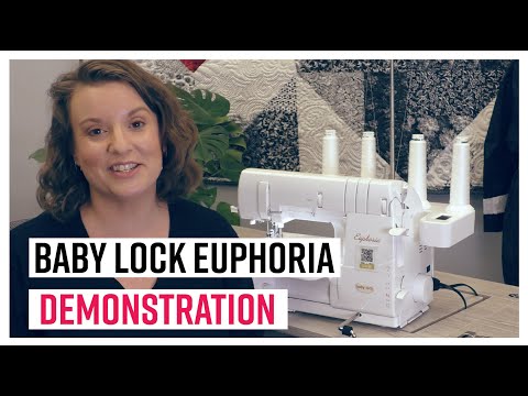Видео: Демонстрация Baby Lock Euphoria