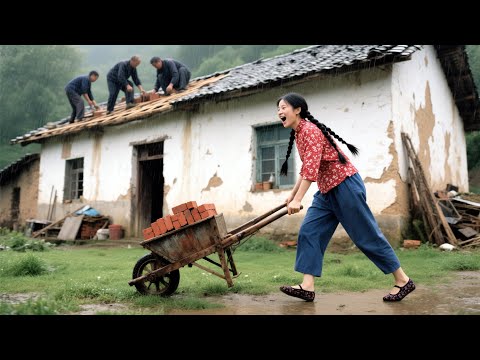 Видео: ✨Уволился и вернулся в деревню, чтобы отремонтировать глинобитный дом🌾#строительство