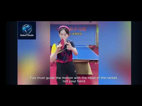 Видео: Сяо Хань. Апдейт по топспину слева, часть 1. 