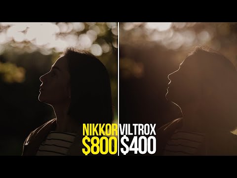 Видео: Как сэкономить на объективе? Сравнение Viltrox 85mm F1.8 и 24mm F1.8 с оптикой Nikon