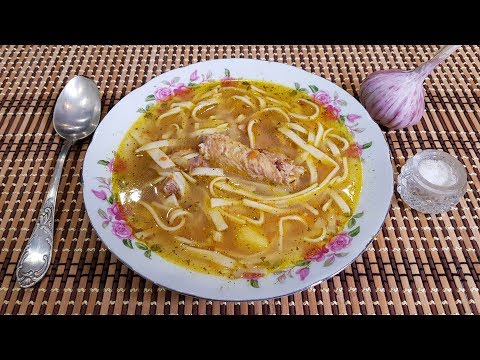 Видео: ЛАПША из Курицы. Organic chicken noodles. ENG SUB. Выпуск №459