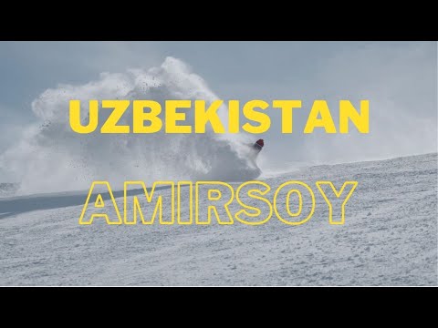 Видео: Сноубординг в Узбекистане на курорте AMIRSOY