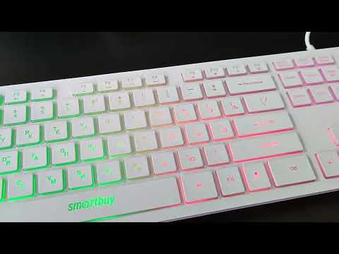 Видео: Тест проводной клавиатуры Smartbuy SBK-305U-W