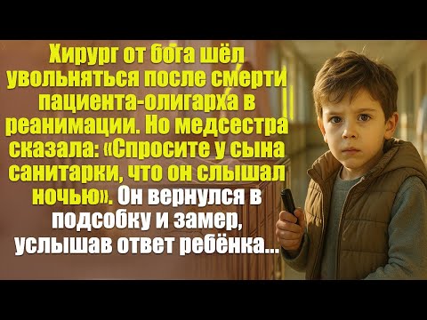 Видео: Хирург от бога шёл увольняться после смерти пациента олигарха в реанимации. Но медсестра сказала....
