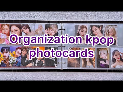 Видео: Организация карт Dreamcatcher, Aespa, LE SSERAFIM, &TEAM, ALL(H)OURS / Organization kpop photocard