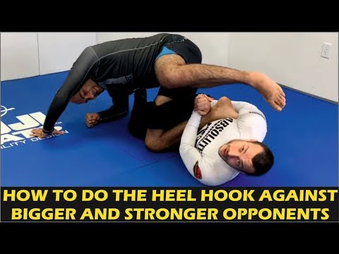 Видео: Как выполнять захват пяткой против более крупных и сильных соперников от Лаклан Джайлс (разбор AD...