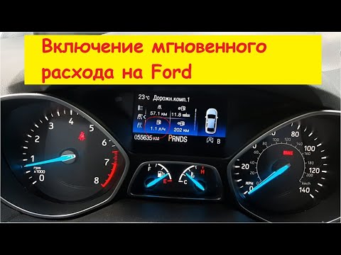 Видео: Включаем мгновенный расход топлива на холостом ходу.