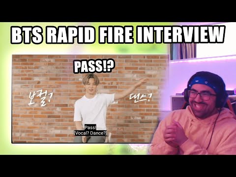 Видео: Интервью с BTS Rapid Fire Questions | Реакция