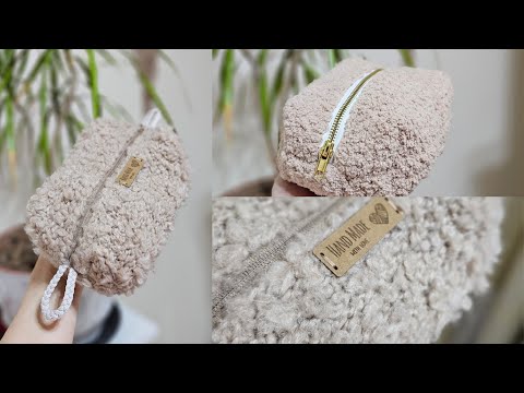 Видео: Вяжу Косметички из остатков пряжи / Косметичка Спицами / Косметичка крючком