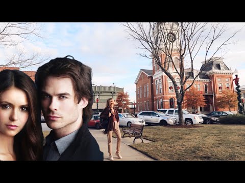 Видео: Мистик Фоллс из Дневников вампира! Одна через всю Америку | Mystic Falls