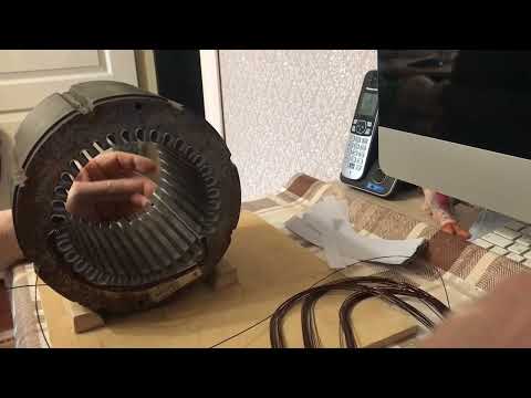 Видео: Перемотка бензогенератора 5,5 кВт