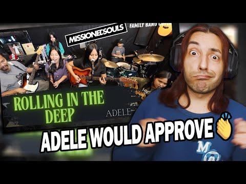 Видео: Реакция на Missioned Souls – Rolling in the Deep (кавер Адель) | Family Band Power 🔥