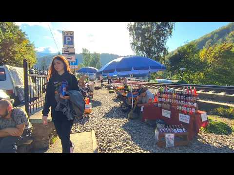 Видео: Яремче 2025: ціни, ресторани, кафе і магазини, що продають на ярмарку біля водоспаду Пробій