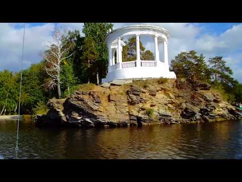 Видео: Озёрск. Озеро Иртяш.  Прогулка на яхте.