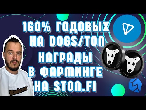 Видео: 160% годовых на DOGS/TON | награды в фарминге на STON.fi