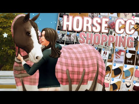 Видео: Шоппинг для лошадей! *Сбруя, моды, одежда* | The Sims 4