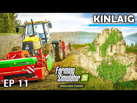 Видео: ЛУК И ЗАМОК — Highlands Fishing | Farming Simulator 25 — Эпизод 11