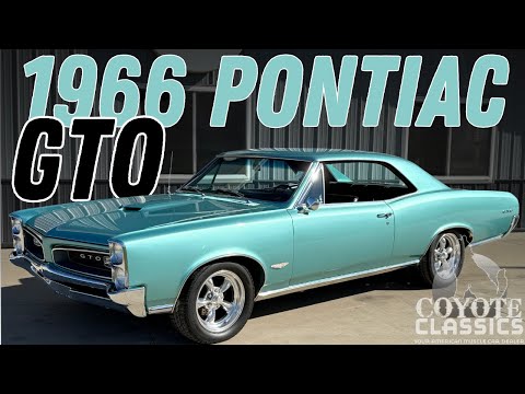 Видео: Pontiac GTO 1966 года выпуска за 62 995 долларов продаётся в Coyote Classics
