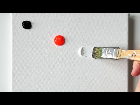 Видео: Как рисовать зимние пейзажи в трех цветах / Акриловая живопись для начинающих.