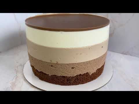 Видео: Три шоколада самый ВКУСНЫЙ И ПРОСТОЙ  муссовый торт