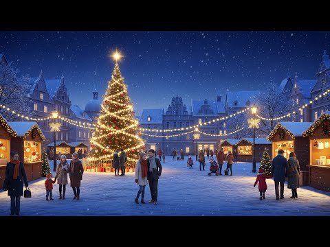 Видео: Тихое рождественское сияние 🎄 Умиротворяющая атмосфера фортепиано и уютный зимний камин