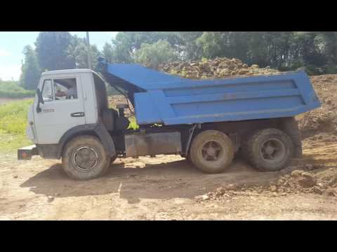 Видео: Камаз застрял.
