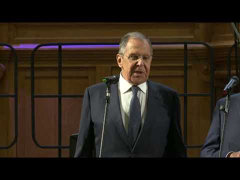 Видео: 🔴 #ПрямойЭфир: Выступление С.В.Лаврова на торжественном вечере по случаю 80-летия МГИМО