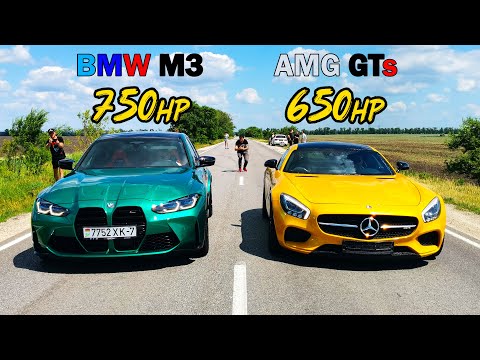 Видео: РАКЕТЫ на СТАРТЕ. BMW M3 G80 vs Mercedes AMG GTs vs GSX-R 750. OCTAVIA A7 1.8T St 3 vs MINI Cooper