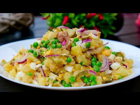 Видео: Очень Простой и Сытный Салат (Не ожидала что будет так Вкусно 🤤 )