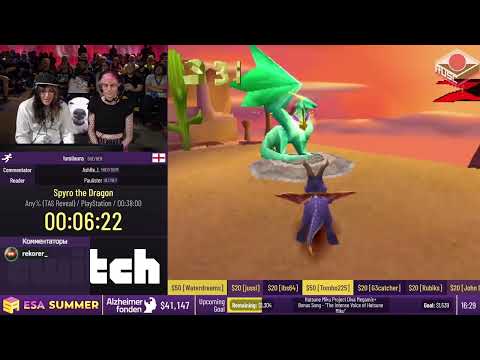Видео: [RU] Spyro the Dragon [TAS] от @lumilaura -  #ESASummer2023