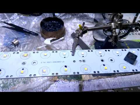 Видео: Ремонт LED балки из 100 светодиодов (разоблачение китай пром)
