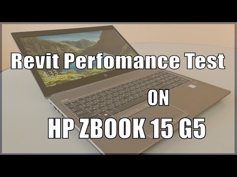 Видео: Revit test | Краткий обзор HP Zbook 15 G5 и тестирование Revit