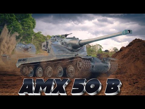 Видео: AMX 50 B - Засадный тяж явно не для передка))) #shorts #worldoftanks #миртанков