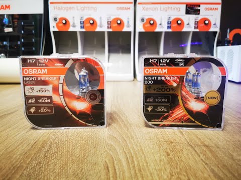 Видео: Osram Night Breaker Laser vs Osram Night Breaker 200. Старото срещу новото!