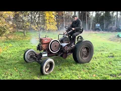 Видео: Тест-драйв самодельного трактора