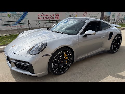 Видео: Тест Драйв Porsche 911 TURBO S 650лс, 2024г, 5.000км, цена 34.000.000 рублей.