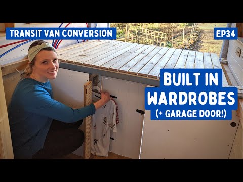 Видео: Встроенные шкафы для кемпервэна (и гаражные ворота!) | Переделка в транзитный фургон E34
