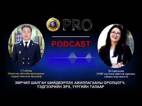 Видео: Про подкаст №57 ЗӨРЧИЛ ШАЛГАН ШИЙДВЭРЛЭХ АЖИЛЛАГААНЫ ОРОЛЦОГЧ, ТЭДГЭЭРИЙН ЭРХ, ҮҮРГИЙН ТАЛААР