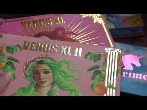 Видео: Все мои палетки теней Часть 1ая // Lime Crime // Denona // Mac итд