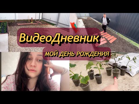Видео: ВЛОГ/Как вырос газон/Первый урожай клубники/Огород