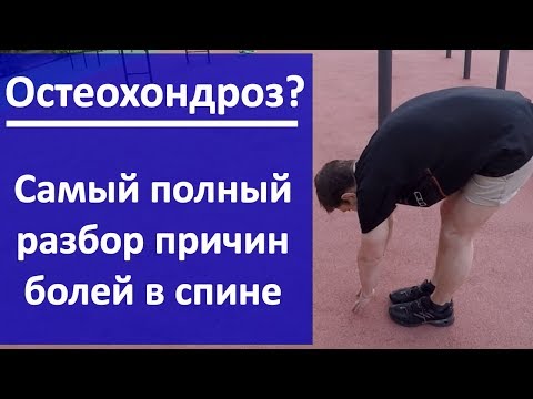 Видео: Остеохондроз позвоночника. Что вызывает боль на самом деле?