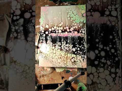 Видео: Флюид-арт.Жидкий акрил.с силиконом