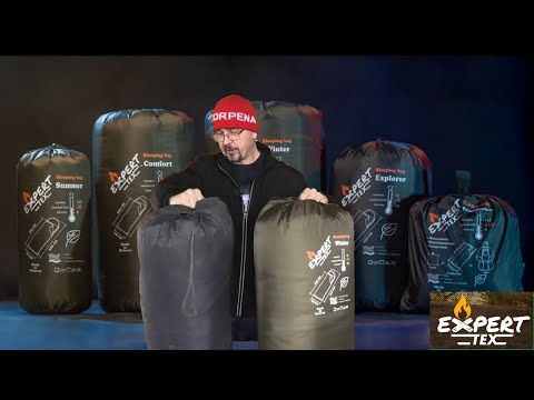 Видео: Непромокаемый спальный мешок Expert Tex Идеальный выбор для путешествий и походов Обзор и тест