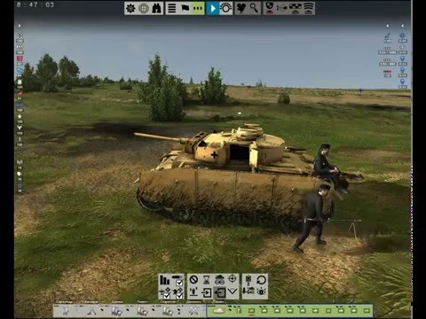 Видео: Graviteam tactics mius-front. Встречный бой.