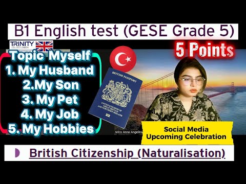 Видео: Тест по английскому языку B1 (GESE, 5 класс) | Британское гражданство SELT | Тринити-колледж Лонд...