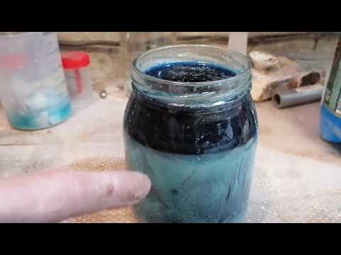 Видео: Восстановление серебра после электролиза.