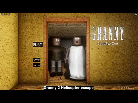 Видео: СБЕЖАЛ ОТ БАБКИ НА ВЕРТОЛЕТЕ | Granny 2 Multiplayer | Roblox